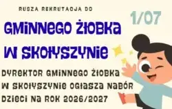 Zdjęcie do Rekrutacja do Gminnego Żłobka w Skołyszynie