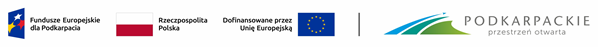 baner zawierający loga funduszy europejskich oraz&nbsp;flagę Polski 