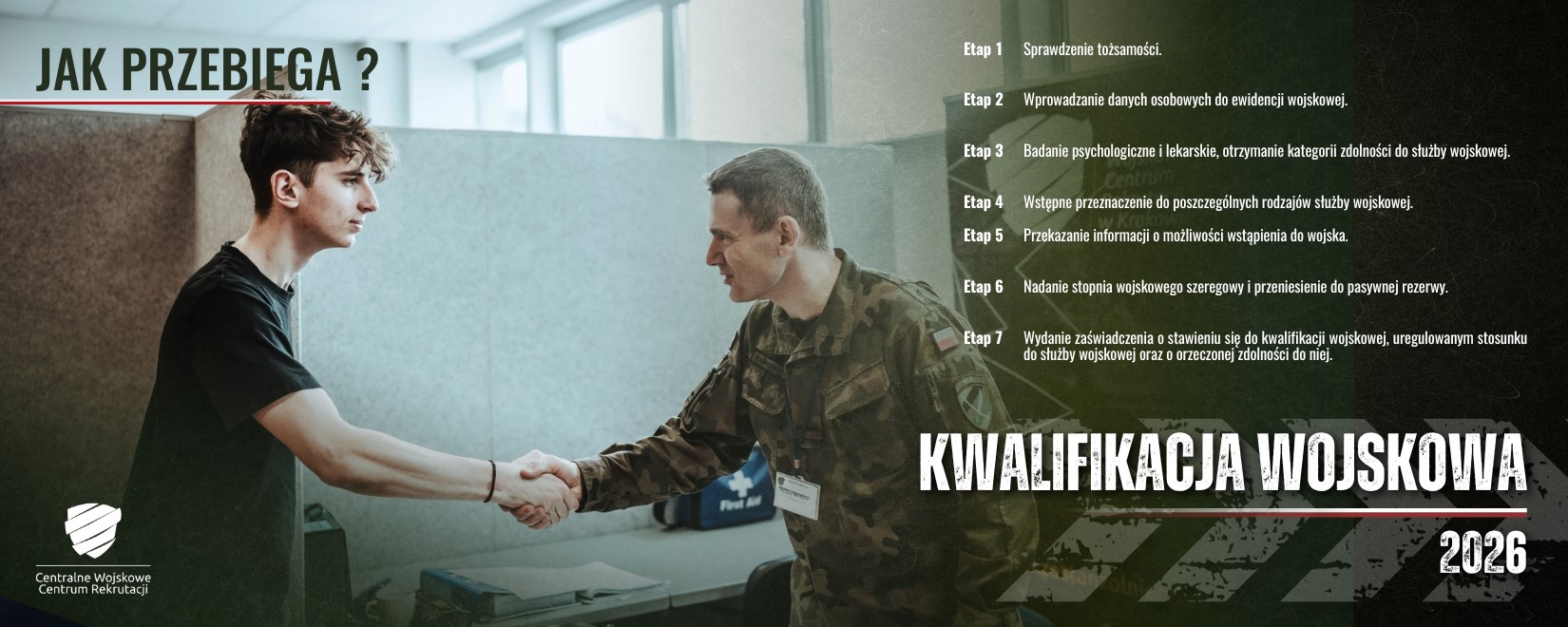 Na plakacie widać żołnierza i&nbsp;lekarza