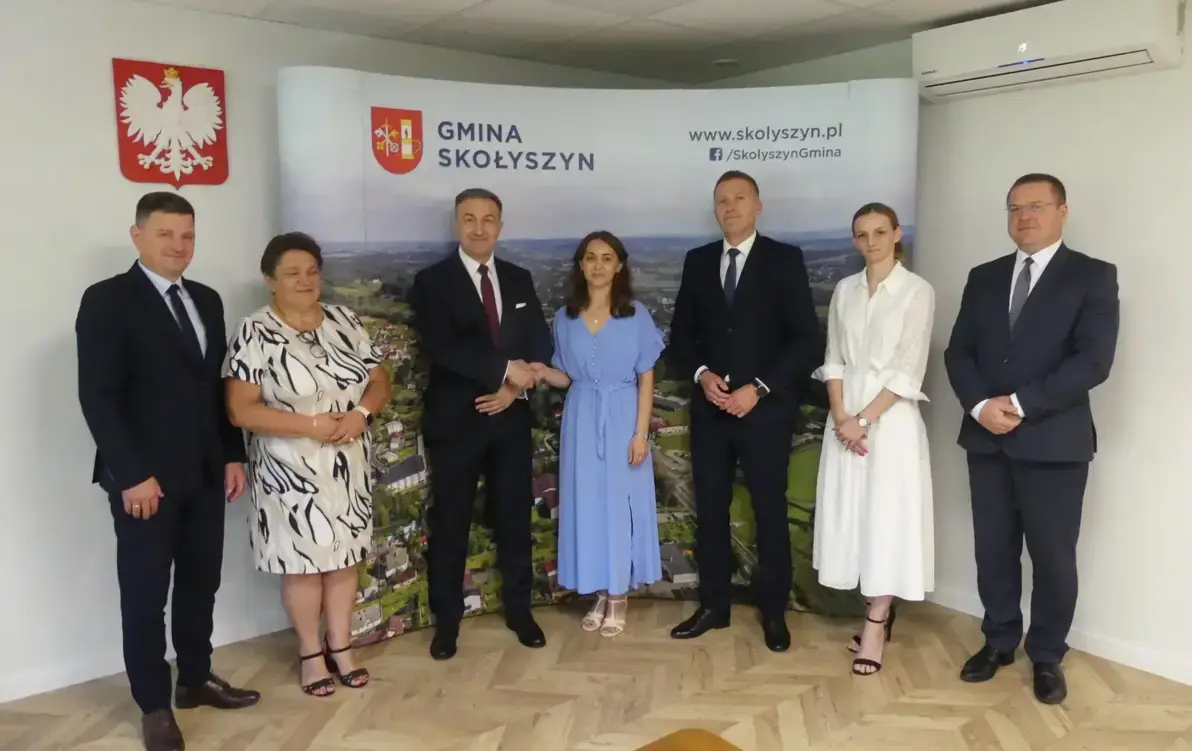 Delegacja, ścianka, wójt