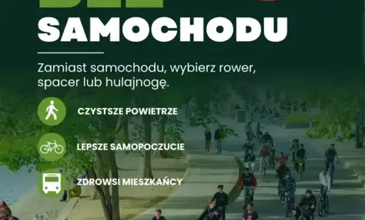 dzień bez samochodu, plakat