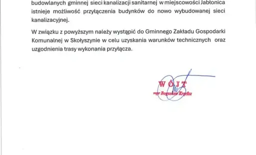 ogloszenie, treść