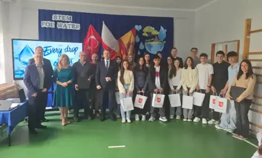 Uczestnicy programu Erasmus+ STEM for Water w Szkole Podstawowej Jabłonicy