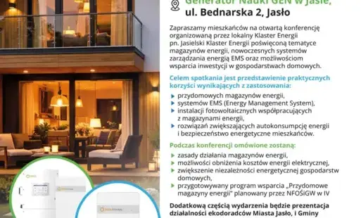 Otwarta konferencja, magazyny energii