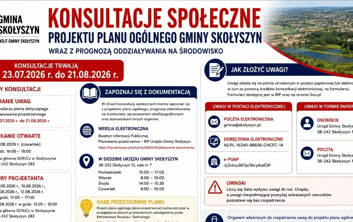 ogłoszneie, plakat